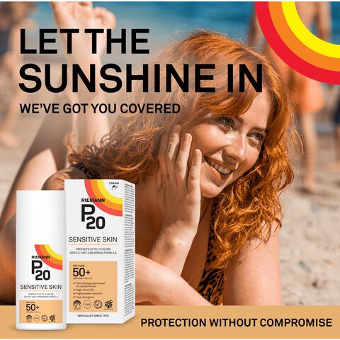P20 Sensitive Skin Zonnebrand Lotion SPF50+ 200 ML
