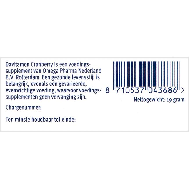 Davitamon Cranberry met Hibiscus en Vitamine C 30 Capsules