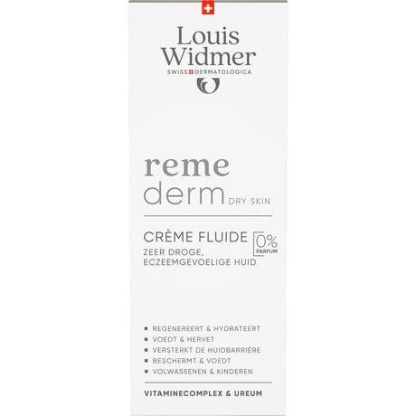 Louis Widmer Remederm Fluide met Prebiotica Zonder Parfum 200ML