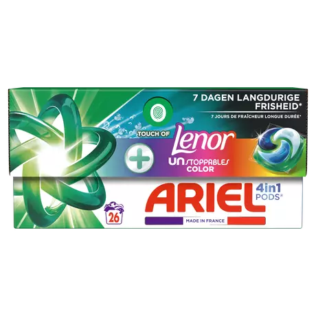 Ariel 4-in-1 Pods+ Unstoppables 26 Wasmiddelcapsules