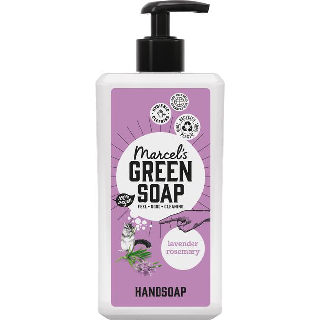 Het apparaat blok rechtdoor Marcel's Green Soap Handzeep Lavendel & Rozemarijn 500 ML 500 ML | Etos