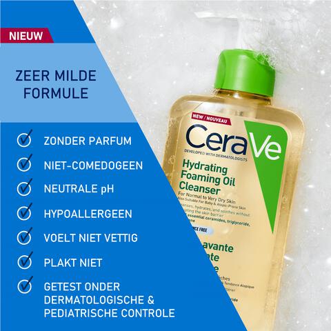 CeraVe Hydraterende Schuimende Reinigingsolie 236 ML