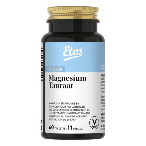 Etos Magnesium Tauraat 60 Stuks