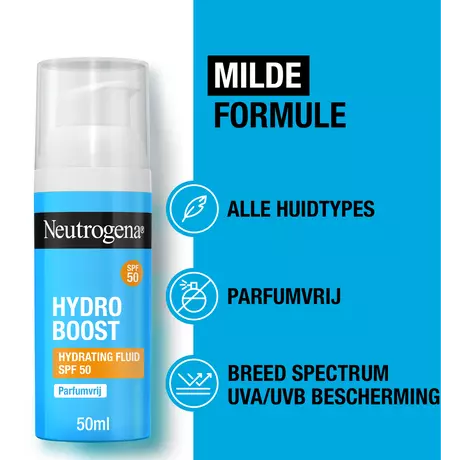 Neutrogena Hydro Boost Hydrating Fluid Dagcrème SPF50 Alle Huidtypen 50 ML