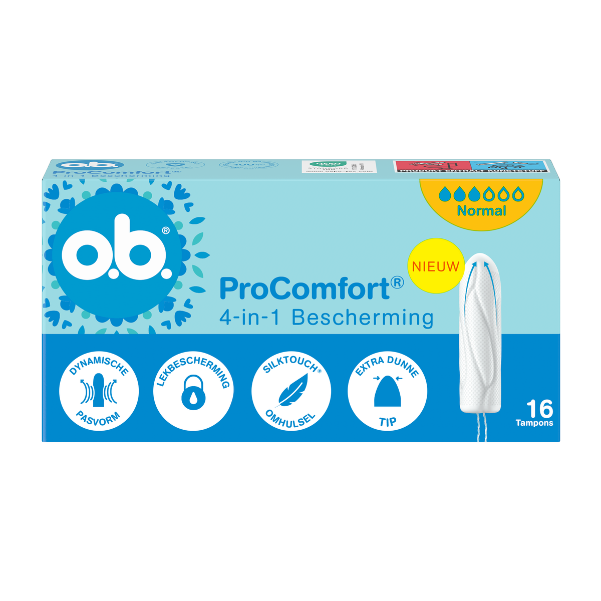 o.b. Tampons Procomfort Normal - 16 stuks