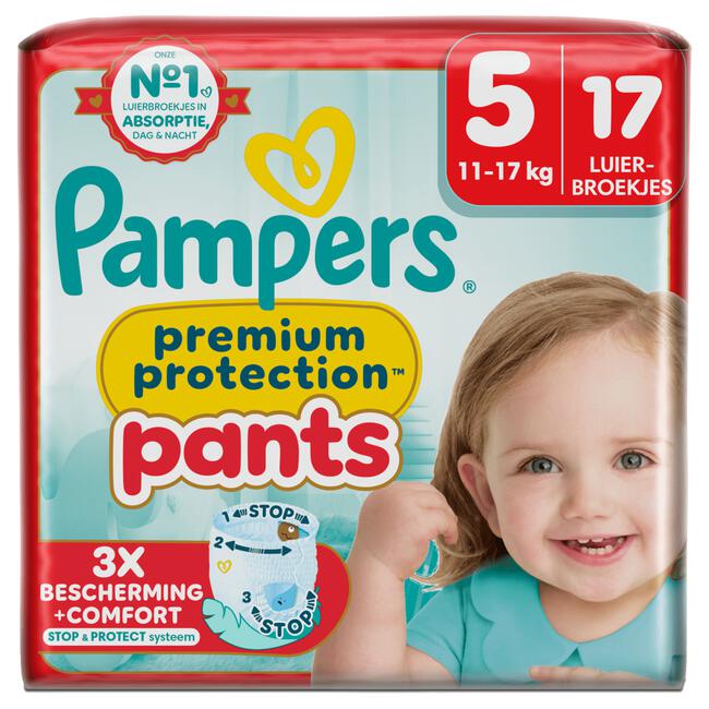 Pampers Premium Protection Pants Luierbroekjes Maat 5 11-17 KG 17 stuks