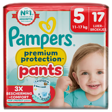 Pampers Premium Protection Pants Luierbroekjes Maat 5 11-17 KG 17 stuks
