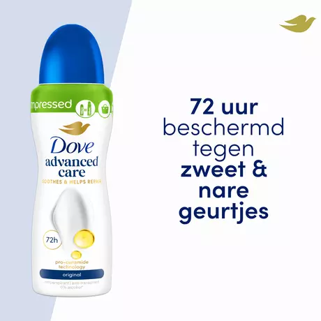 Dove Advanced Care Original Anti-Transpirant Deodorant Spray 100 ML