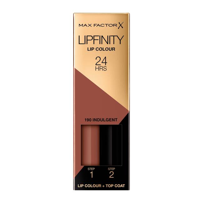 Max Factor Lipfinity Lip Colour Lipstick 190 Indulgent