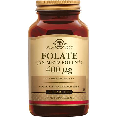 Solgar Folate 400 µg 50 stuks