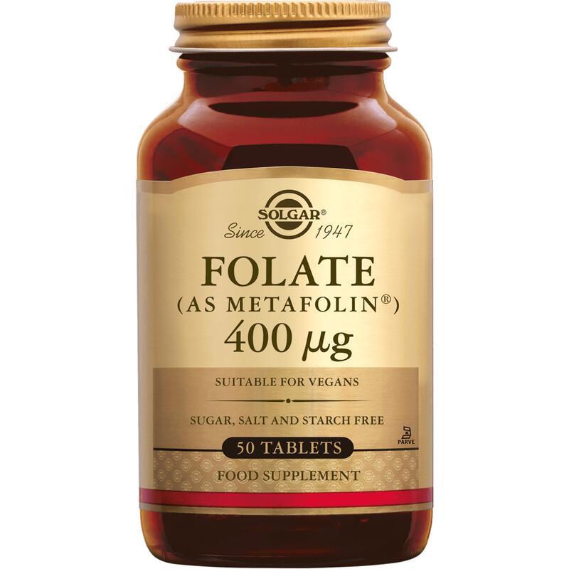 Solgar Folate 400 µg Tablettem 50 stuks