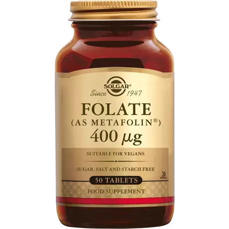 Solgar Folate 400 µg Tablettem 50 stuks