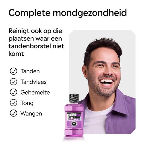 Listerine® Total Care Mondwater Mini 80 ML