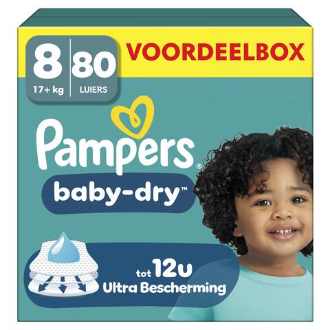 Pampers Baby Dry Voordeelbox Luiers Maat 8 17+ kg 80 stuks