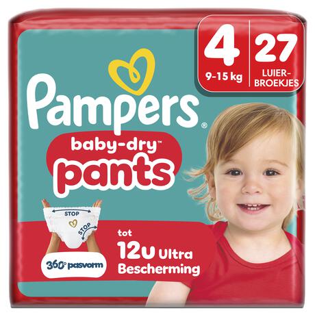 Pampers Baby Dry Pants Luierbroekjes Maat 4 9-15 KG 27 stuks