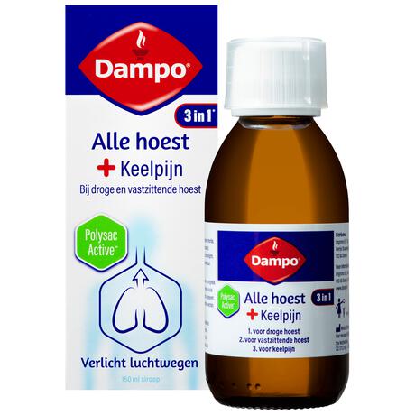 Dampo Alle Hoest + Keelpijn 150 ML