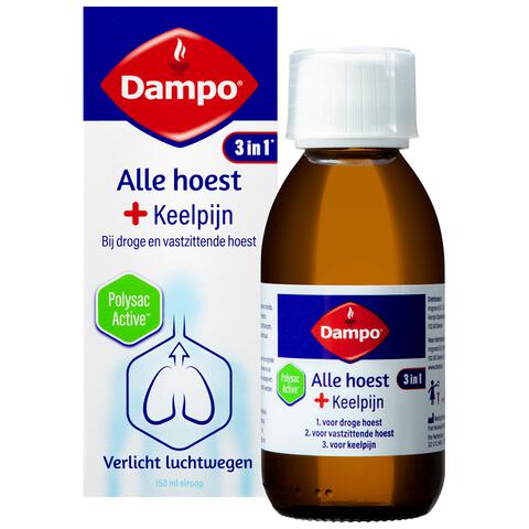Dampo Alle Hoest + Keelpijn 150 ML