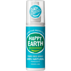 Happy Earth 100% Natuurlijke Deodorant Spray Cedar Lime