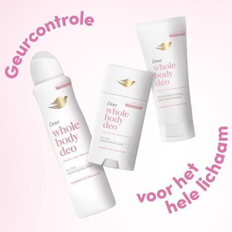 Dove Whole Body Raspberry & Rose Deodorant Spray 150 ML