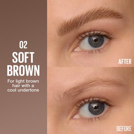 Maybelline New York Brow Inserts Wenkbrauw Multiplier 02 Soft Brown