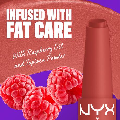 NYX Professional Make Up Fat Matte Lipstick 09 Mauve Cloud Rood