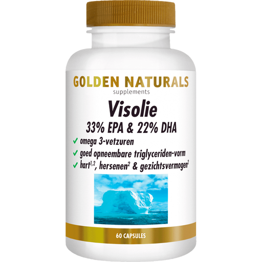 Golden Naturals Visolie 33% EPA & 22% DHA Capsules 60 stuks