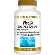 Golden Naturals Visolie 33% EPA & 22% DHA Capsules 60 stuks