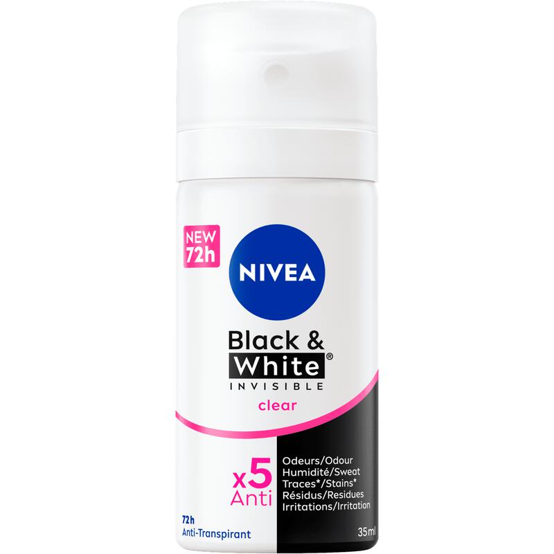 NIVEA Black & White Invisible Deodorant Spray Mini 35 ML