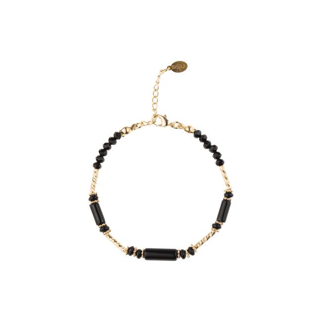 BiSjU Jewellery Armband Grof Geschakeld Gold Plated