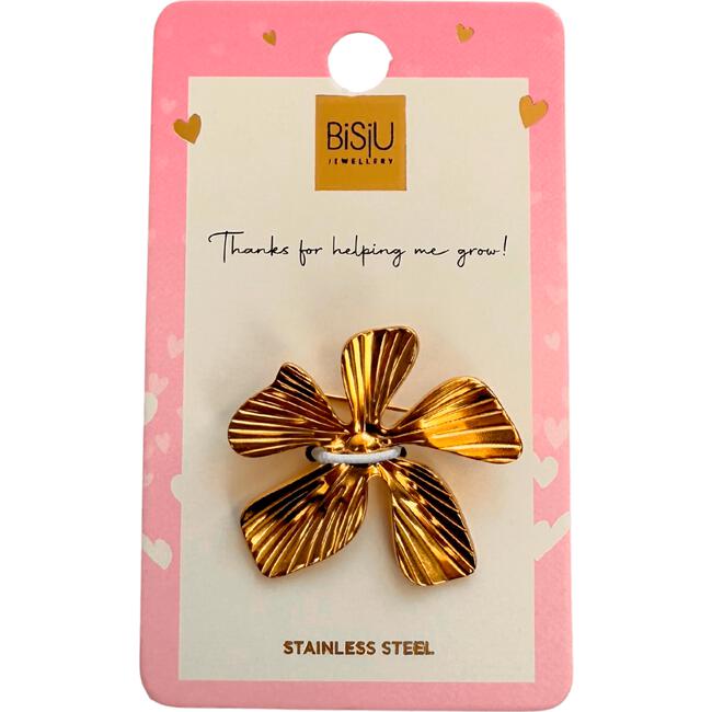 BiSjU Jewellery Moederdag Broche Goud SS