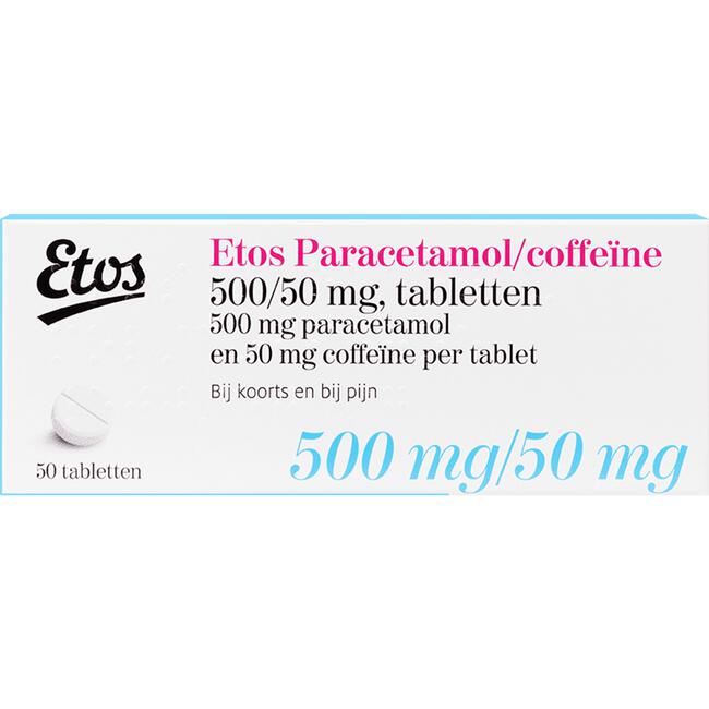 Etos Paracetamol/Coffeïne 500/50 mg Tabletten