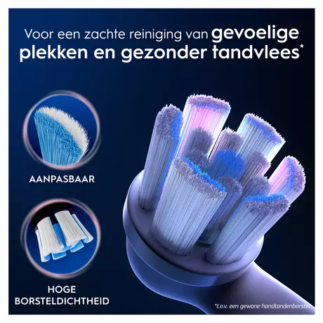 Oral-B iO Gentle Care Opzetborstels Zwart 2 Stuks