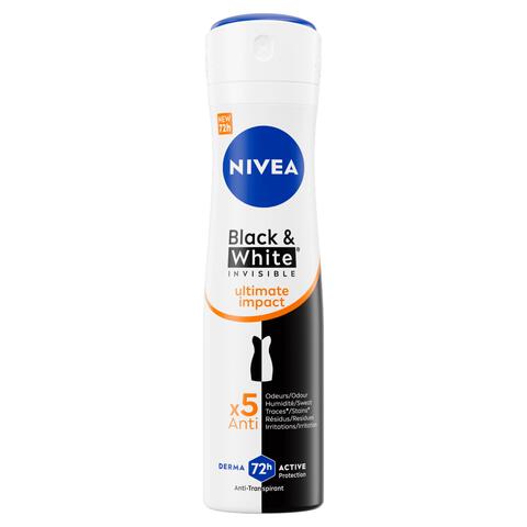 NIVEA Black & White Ultimate Impact Deodorant Spray 150 ML