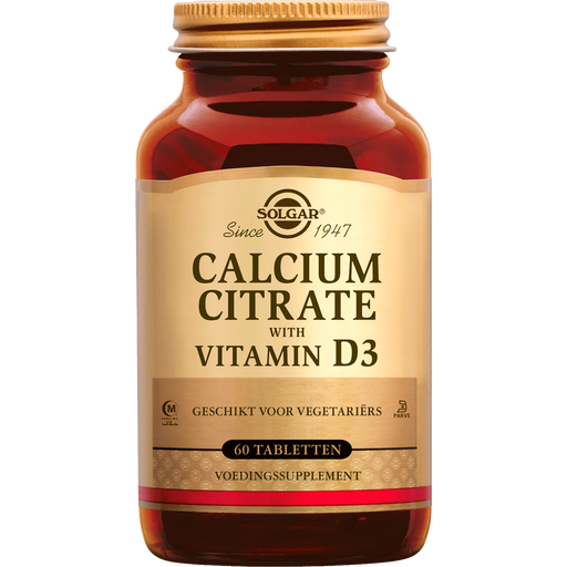 Solgar Vitamine D3 Calcium Citraat Tabletten 60 stuks