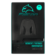 Falcon Thermoshirt Dames Antraciet  Maat L