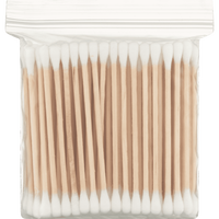 Etos Wattenstaafjes Hout 100 stuks