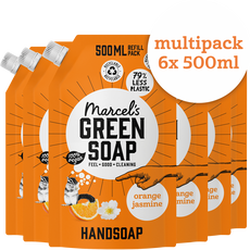 Marcel's Green Soap Orange & Jasmine Navulling 500 ML