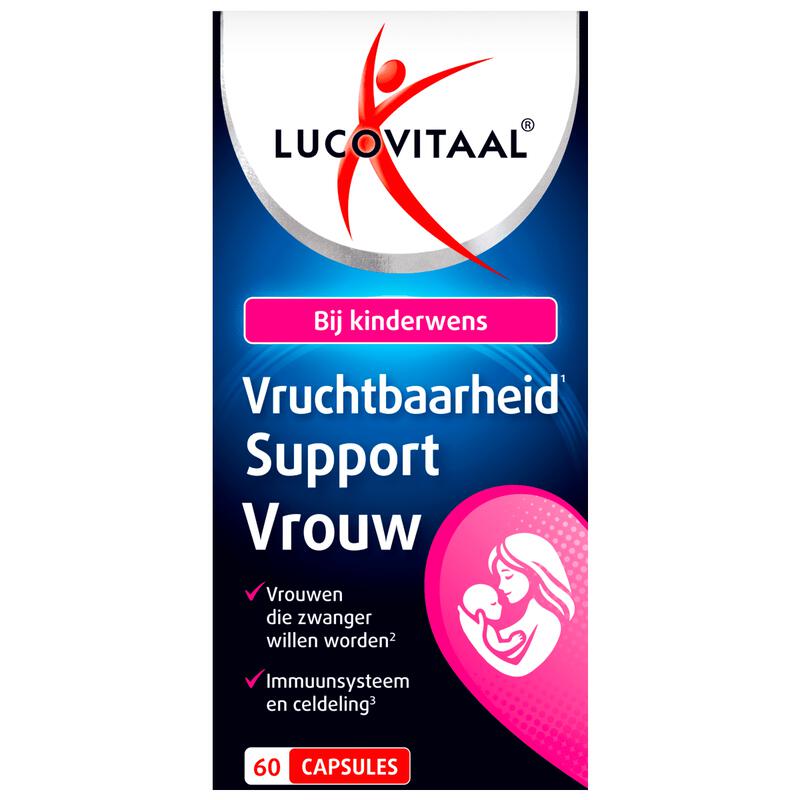 Lucovitaal Vruchtbaarheid Support Vrouw Capsules 60 stuks