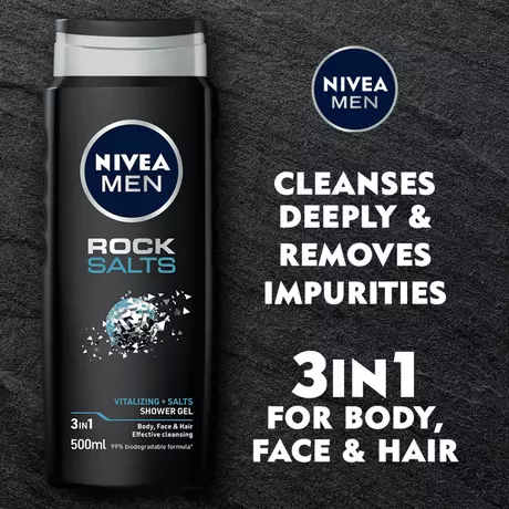 NIVEA MEN Rock Salts Douchegel 500 ML