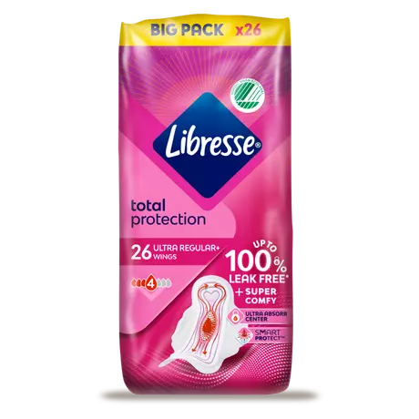 Libresse Ultra Regular Maandverband Big Pack 26 stuks