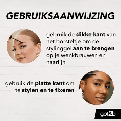 Got2B Glued 4 Brows & Edges Zwart 16 ML