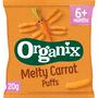 Organix Maïs knabbels met wortel 6+m biologisch