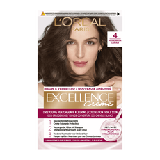 L'Oréal Paris Excellence Crème Verzorgende Crèmekleuring 4 Middenbruin