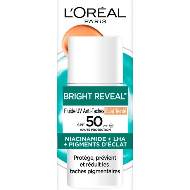 L’Oréal Paris Bright Reveal Dark Spot Tinted  SPF50+ Fluid Moisturizer 50 ML