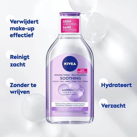 NIVEA Soothing Micellair Water Gevoelige huid 400 ML