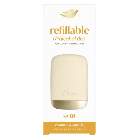 Dove Caramel Refillable Deodorant Starter Kit