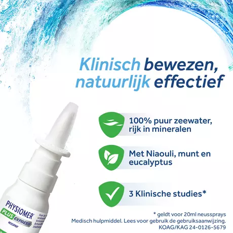 Physiomer Neusspray 100% Natuurlijk 20 ML