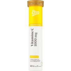 Etos Vitamine C 1000 mg Bruistablet Citroen 20 stuks
