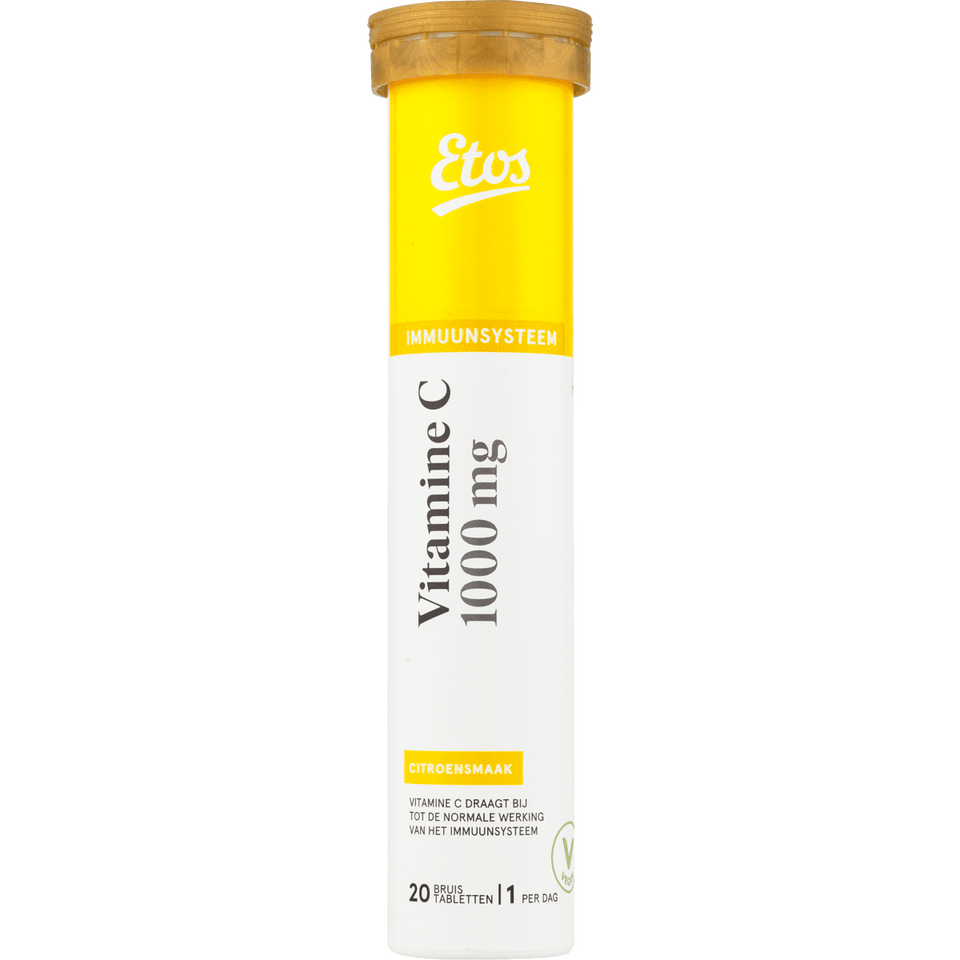 Etos Vitamine C 1000 MG Citroen Bruistablet 20 - 20 stuks