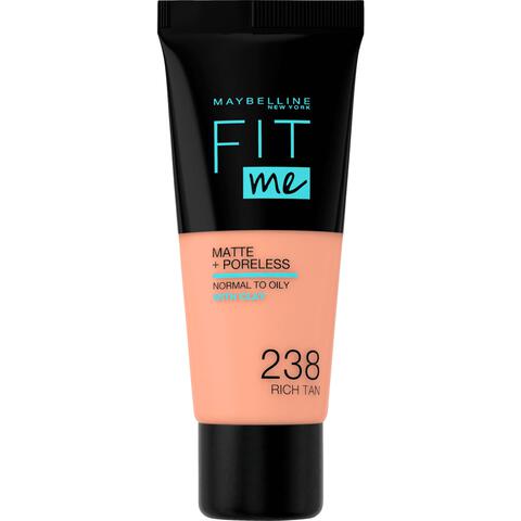 Maybelline New York Fit Me Matte + Poreless Foundation 238 Rich Tan 30 ML